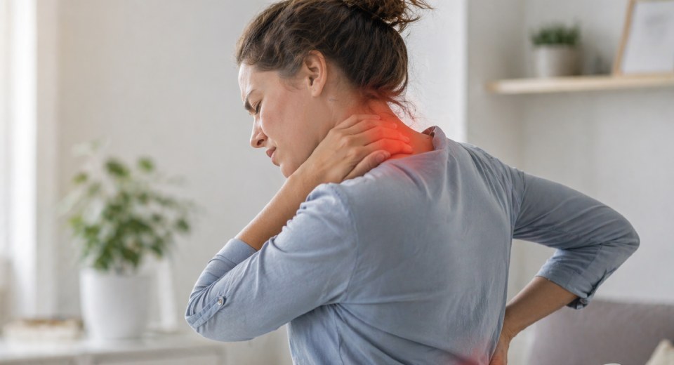 Typisch sind Nackenschmerzen, wenn es um Gliederschmerzen bei Erkältung geht.